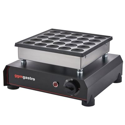 Waffeleisen - Einzeln - Manuell - 1 kW - Form: Bubble