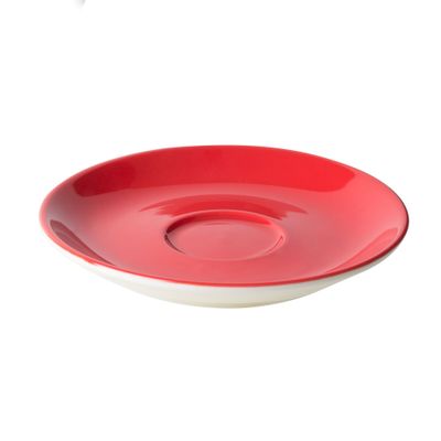 (12 Stück) BART COLOUR CAFE - Cappuccinountertasse - Ø 155mm - Rot