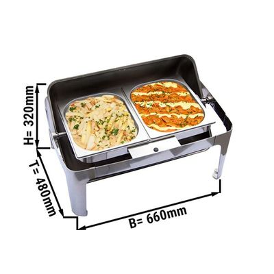 Chafing Dish GN 1/1 - with roll cover