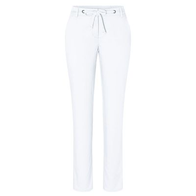 Karlowsky - calças femininas trecho moderno - branco - tamanho: 50