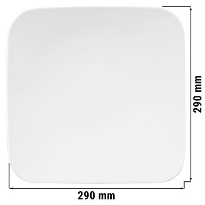 (4 Stück) SELTMANN WEIDEN | CoupTeller - flach eckig - 290x290mm