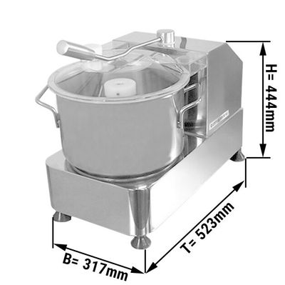 Vegetarian cutter - 9 litres - 1.8 kW - 230 Volt - 986-2470rpm