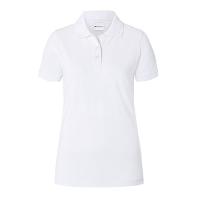 (6 komada) KARLOWSKY | Ženska radna polo majica Basic - Bijela boja - Veličina: 2XL
