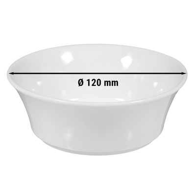 (6 Stück) SELTMANN WEIDEN | Dessertschale - Ø 120mm - Weiß/Uni