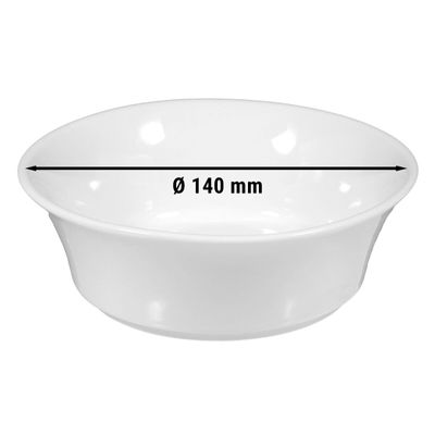 (4 Stück) SELTMANN WEIDEN | Dessertschale - Ø 140mm - Weiß/Uni
