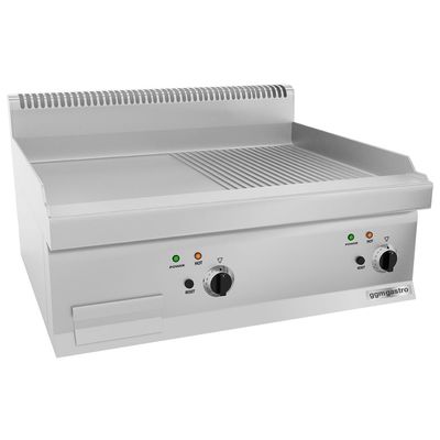 Electric griddle - smooth - grooved (9 kW)