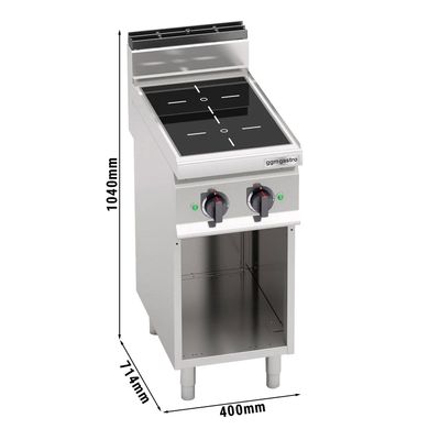 Infrared stove - 2 hobs (6.4 kW)
