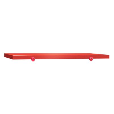 Schneideplatte für Arbeitstisch - 1600x600mm - HACCP-Konform - Rot