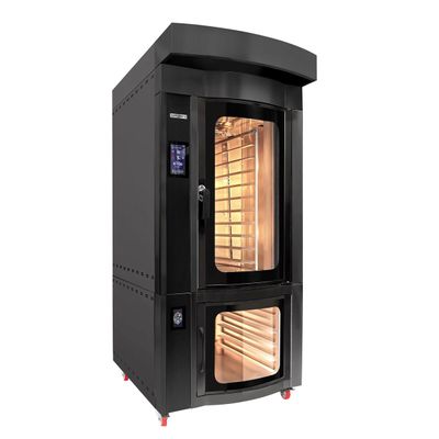 Rotierender Gas-Bäckerei-Heißluftofen - Touch - 10x EN 600x400 - inkl. Gärschrank & Waschsystem