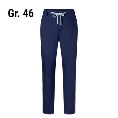 KARLOWSKY | Мужские брюки чиносы - Стрейч - цвет: Темно-синий - Размер: 46