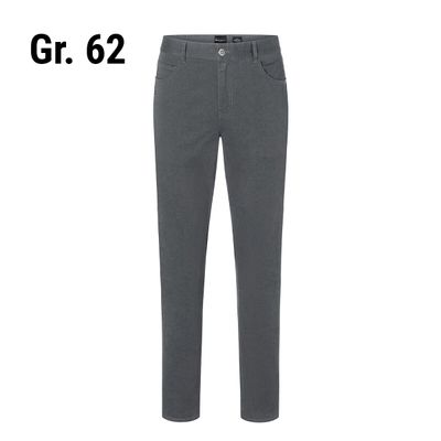 Karlowsky - pantaloni pentru bărbați - cu 5 buzunare - gri inchis - mărime: 62