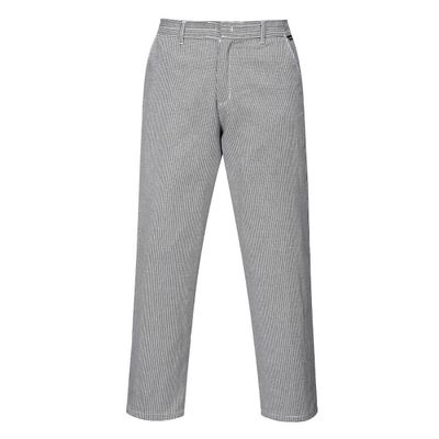 Unisex kuharske hlače - crne / bijele - Veličina: 3XL