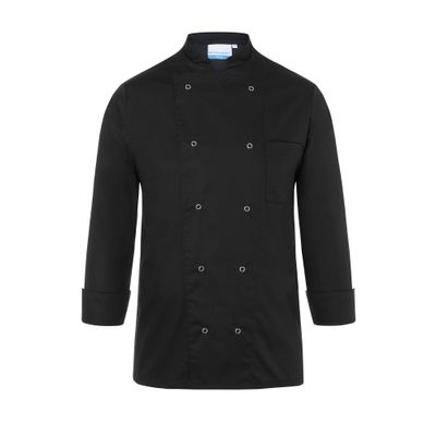 KARLOWSKY | Kochjacke Basic - Schwarz - Größe: 4XL