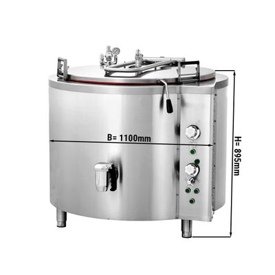 دیگ پخت برقی - 300 لیتر - گرمایش غیر مستقیم - 27 کیلووات