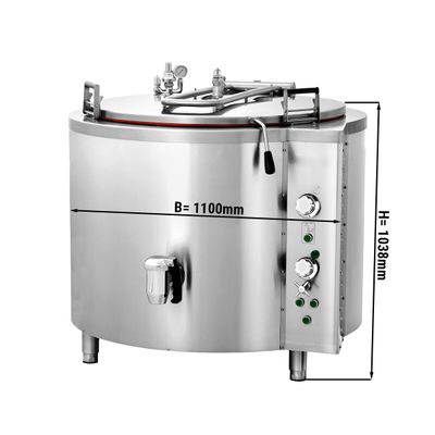 Electric kettle - 400 litres - 36 kW - Indirect heating
