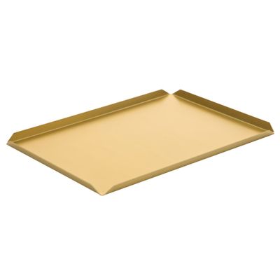 (5 komada) Slastičarska ploča -& Prezentacijska ploča od aluminija - 400x250x10 mm - Boja šampanjca 