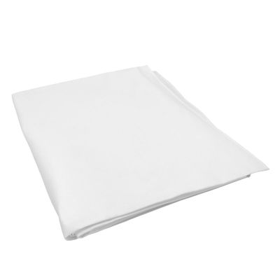 (5 Stück) Damast Tischdecke Tessin Atlas - 130 x 220 cm - Weiß