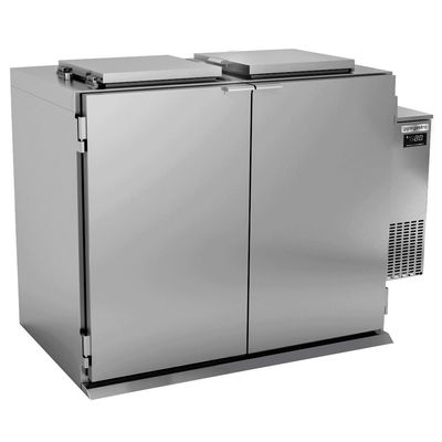 Nass-Abfallkühler - 2x 120 oder 1x 240 Liter - Aggregat Rechts