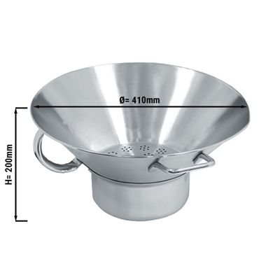 Scolatoio Per Patate Hendi - Acciaio Cromato, Fondo Removibile, Lavabile In Lavastoviglie