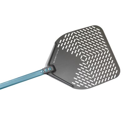 Pizzaschaufel - EVOLUZIONE - Aluminium - 360 mm - perforiert - spezielle S.H.A. Eloxierung