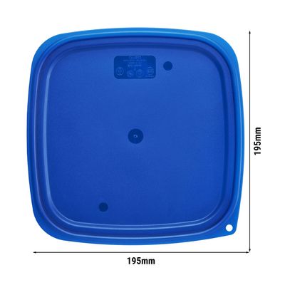 CAMBRO | CAMSQUARES® Deksel voor FreshPro - voor 11,4 liter, 17,2 liter & 20,8 liter - blauw