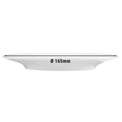 (6 Stück) SELTMANN WEIDEN | Teller - flach - Ø 165mm - Weiß