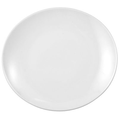 (6 Stück) SELTMANN WEIDEN | Teller - flach oval - 302x277mm - Weiß