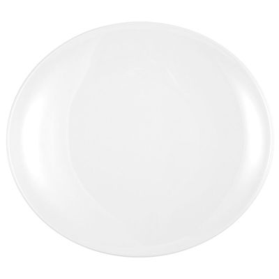 (2 Stück) SELTMANN WEIDEN | Teller - flach oval - 340x301mm - Weiß