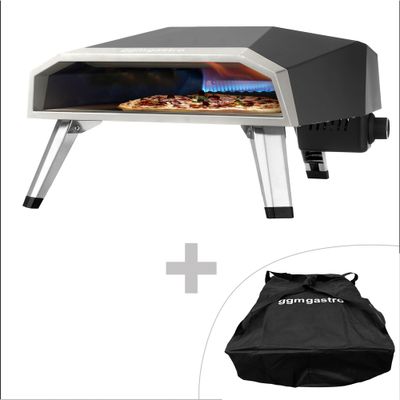 Outdoor Pizzaofen Gas - für Ø 40cm Pizza - bis 500°C - inkl. Tragetasche
