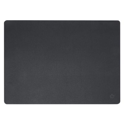 (12 Stück) Tischsets James - in eleganter Lederoptik - 33 x 46 cm - Anthrazit