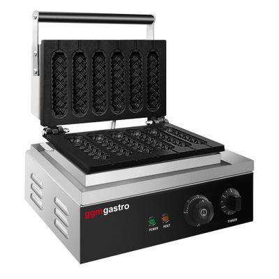 Waffeleisen / Corn Dog Maker - Einzeln - Manuell - 1,55 kW - Form: Waffel am Stiel