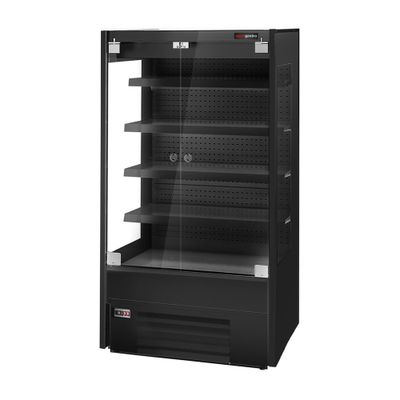 Wandkühlregal - 1100mm - mit Glastüren & 4 Ablagen