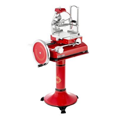 Schwungradmaschine Rustikal - Messer: Ø 370mm - Rot - inkl. Untergestell