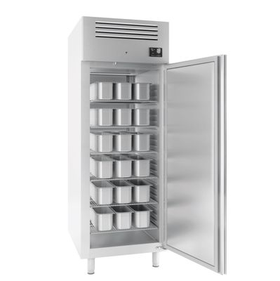 Eistiefkühlschrank Edelstahl Premium PLUS - EN 600x800 - 900 Liter - mit 1 Tür
