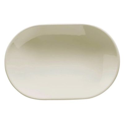 (12 Stück) TEOS - Platte/ Teller - oval - Länge: 320mm - Creme