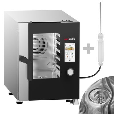 Kombidämpfer KOMPAKT - Touch - 6x GN 1/1 - inkl. Waschsystem & Temperaturfühler