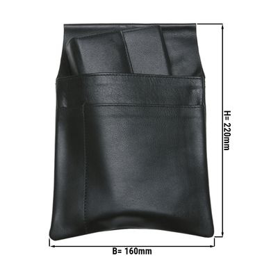 Сумочка официанта - 16 x 22 cm / цвет: черный 