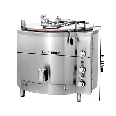Gas kettle - 300 liters - indirect heating