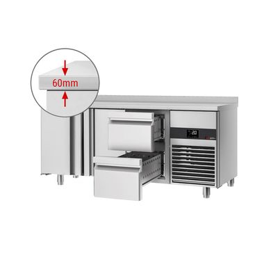 Rashladni pult PREMIUM - 1865x700 mm - Sa 2 vrata & 2 ladice & poleđinom 