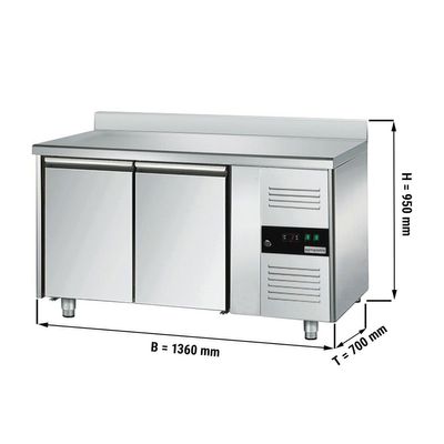 Tezgah Tipi Buzdolabı ECO - 1,36 x 0,7 m - 2 Kapılı