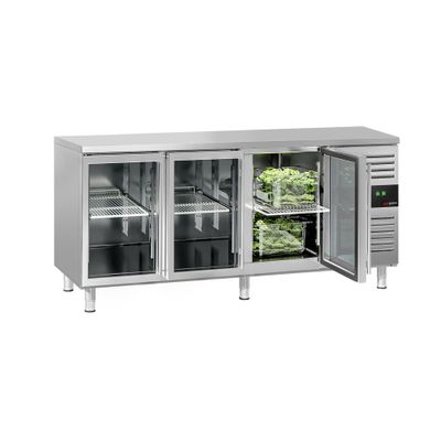 Kühltisch ECO - 1800x700mm - mit 3 Glastüren