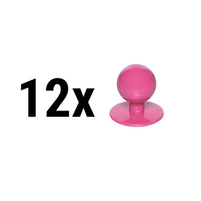 (12 штук) Пуговицы-шарики - розовые