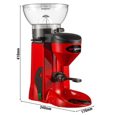 Kaffekvarn - Röd - 1 kg - 270 Watt - 77dB