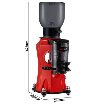 Moulin à café - Rouge - 2kg - 356 Watt - 45 dB