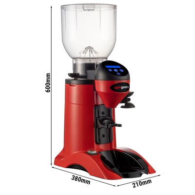 Mlinac za kavu - Crvena boja - 2 kg - 356 Watt - 77 dB