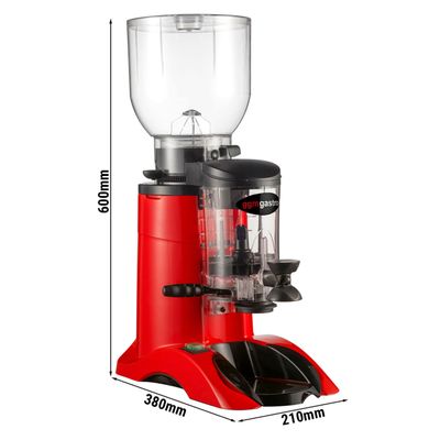 Mlinac za kavu - Crvena boja - 2 kg - 356 Watt - 77 dB