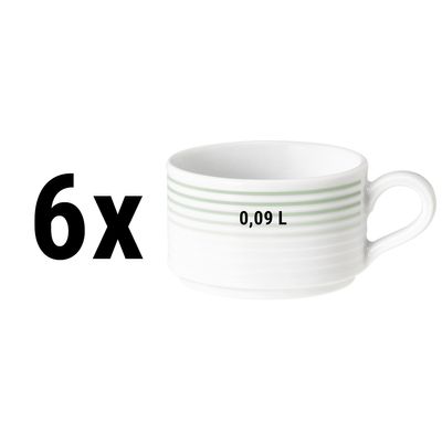 (6 pieces) Seltmann Weiden - mocha cup - 0,09 liter