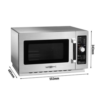 Microwave - 34 litres - 1 kW - Manual