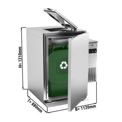 Refrigerador de residúos - 1x 120 o 240 litros / unidad a la derecha