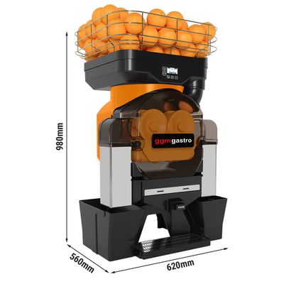 Электрическая Соковыжималка для апельсинов - Оранжевая - Кнопка Push & Juice - Автоматическая подача фруктов